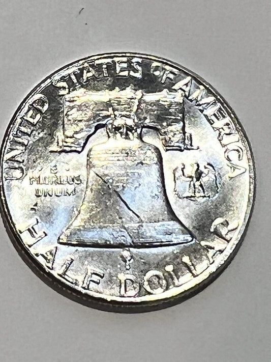 Choice Unc 1962 P Franklin Half Dollar Gem BU From Original Roll