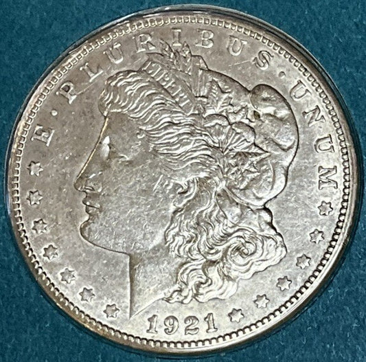 🔥 Historic Morgan Silver Dollar Collection ~ 1921-S ~ Indian Head 13c Stamp