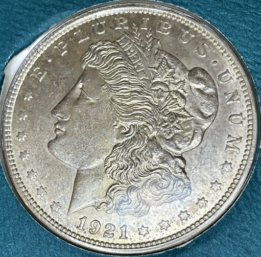 🔥 Historic Morgan Silver Dollar Collection ~ 1921-P ~ Numismatics 29c Stamp
