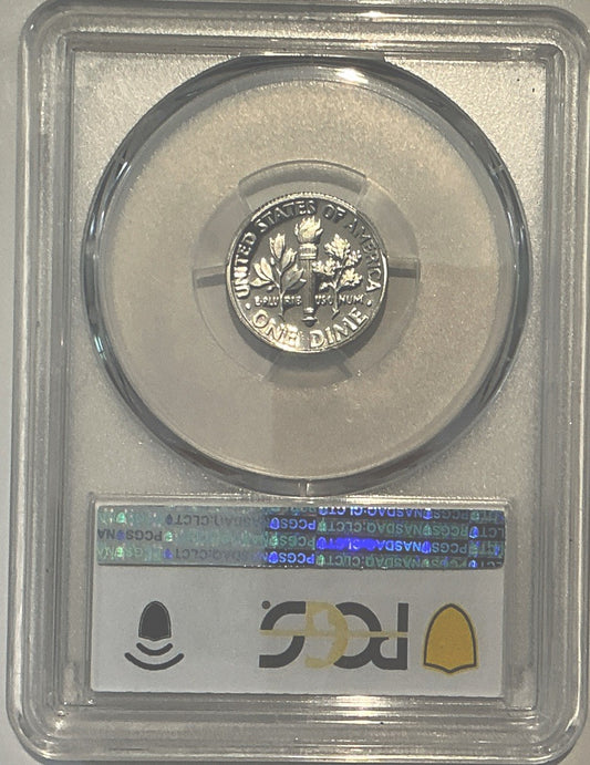 2000-S Roosevelt Dime - PCGS PR 70 DCAM - Blue Standard Label 10c Coin