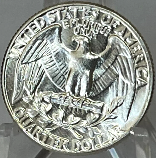 1960-P Washington Silver Quarter 25c BU Brilliant Uncirculated From OBW Roll