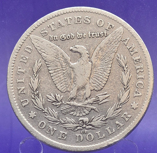 ⭐ 1878-CC Morgan Silver $1 Dollar KEY Date! Carson City $1 Full Liberty 1st Year