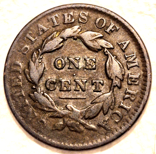 1831 Coronet Matron Head Large Cent Large Letters Fine Features Circ Condition