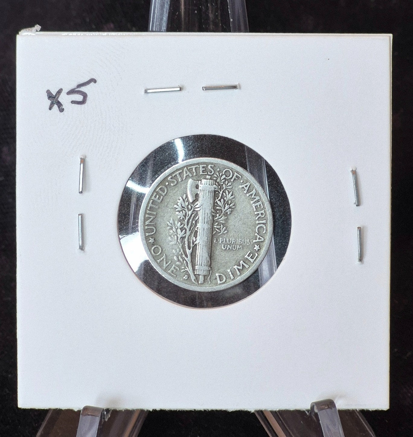 1940-S Mark Mercury Silver Dime Very Fine FS-10-1940S-501 RPM Re-punched Mint