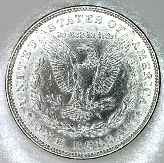 1889 P Morgan $1 Dollar 90% Silver BU Blast White Uncirculated Coin