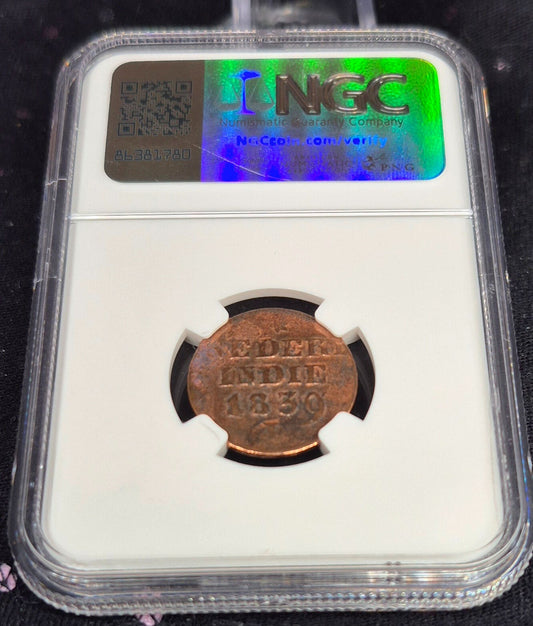 Krakatoa Hoard 1839 J N.E. Indies Cent NCG Genuine Harder To Find "1-C1" Variety