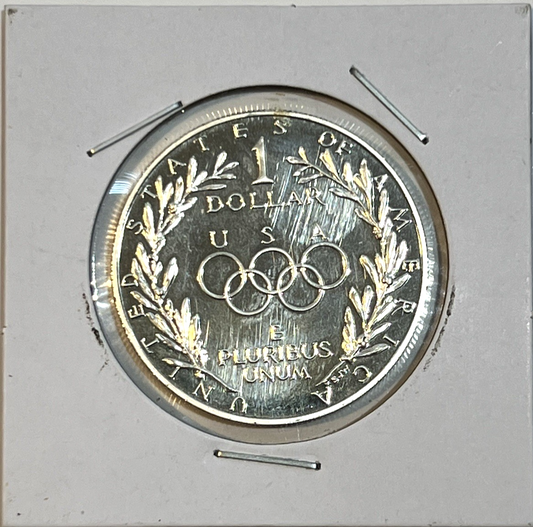 1988-S $1 SILVER Seoul S. Korea SUMMER OLYMPICS One Dollar Coin Ag