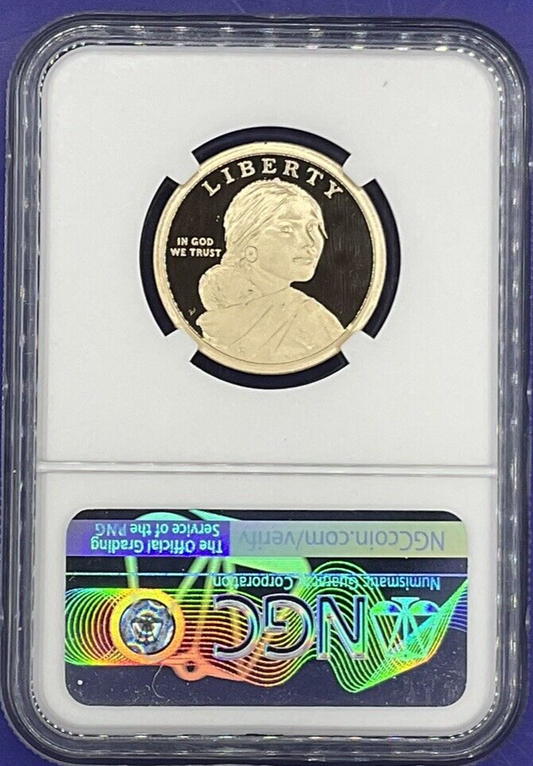 2019-S Sacagawea $1 NGC PF70 Ultra Cameo FDOI ER 🚀 Rocketship OFFICIAL MINT SET