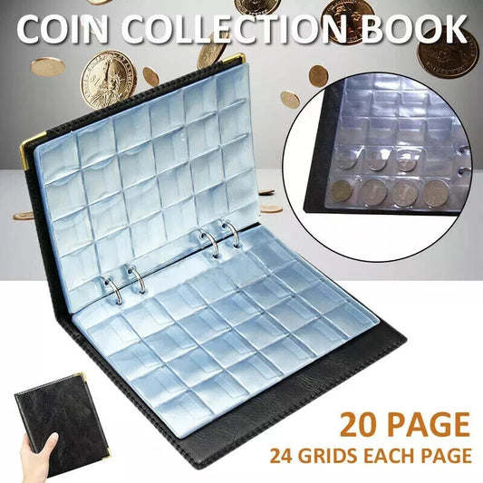 Pocket Coin Collection Album Collection Coin Book High-capacity Coin Holder
