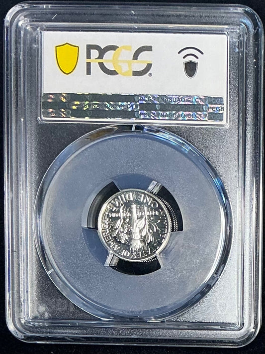 2001 S 10c Silver Roosevelt Dime PCGS PR70DCAM Bright White Sharp Coin