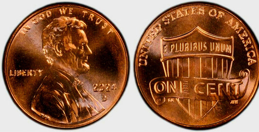 2024 Denver Lincoln Shield BU Brilliant Uncirculated 1C From 🔥OBW Bank Roll🔥