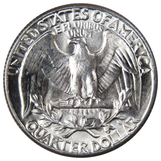 1964 Washington Quarter BU Uncirculated Mint State 90% Silver 25c US Coin