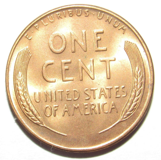 โ
1951 S Lincoln Wheat Cent GEM BU 1c BRILLIANT UNCIRCULATED From OBW Roll