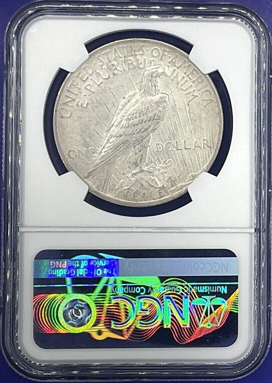 ✅ 1923 NGC MS64 - Peace Silver Dollar Early Date $1 Coin 90% Silver Sharp ✅
