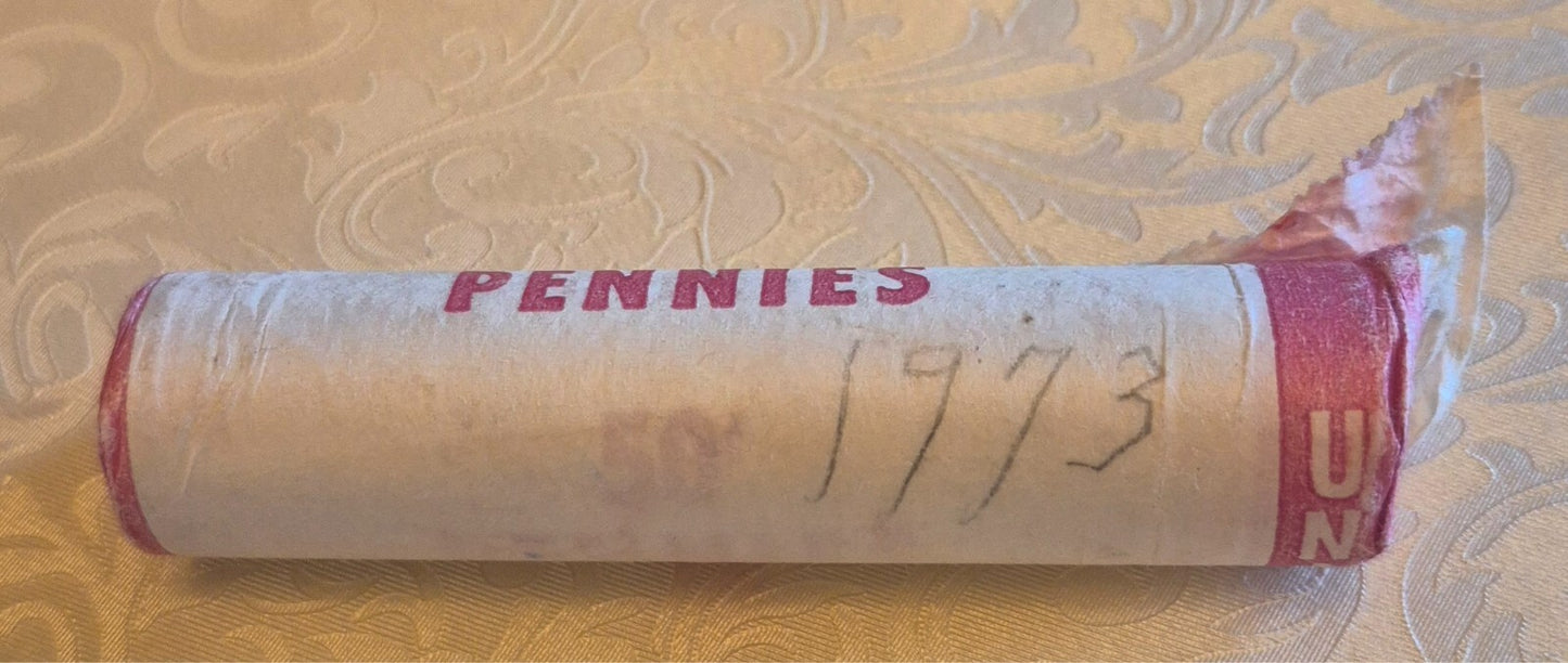 1973 P Lincoln Memorial BU Brilliant Uncirculated 1C From 🔥OBW Bank Roll🔥