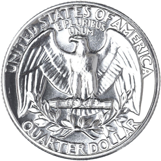 🔥 1962 P GEM BU Washington 90% Silver Quarter US Treasury From OBW Roll Coin