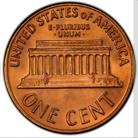 1970 S Memorial LARGE DATE BU Brilliant Uncirculated 1C š„From OBW Bank Rollš„