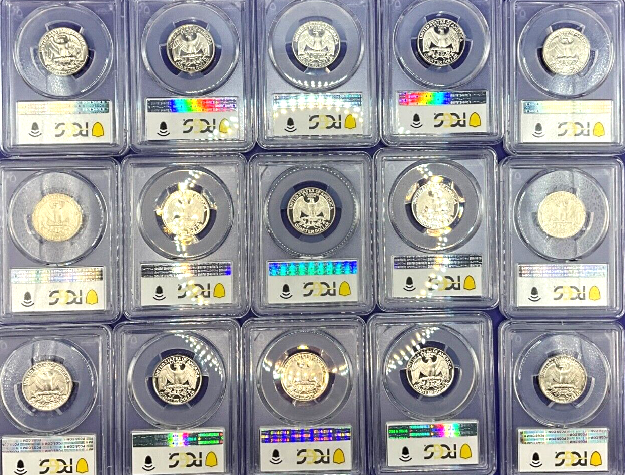 {5} - Graded Washington 25c PROOF COINS 🔥 PCGS PR69DCAM💰1932-2025 Dates ✅