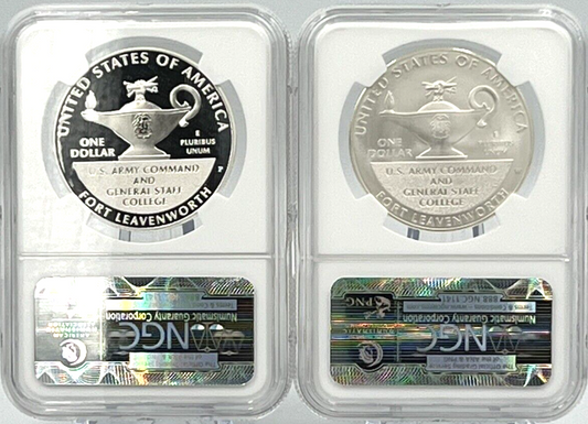 2 COIN SET - 2013 P&W 5 Star Generals Silver Dollars NGC PF70 ULTRA CAMEO & MS70