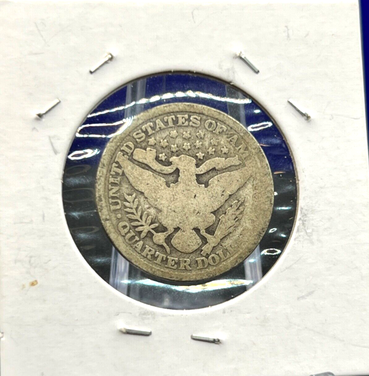 1895 Early Year Barber 90% Silver Quarter 25c Collectible Coin