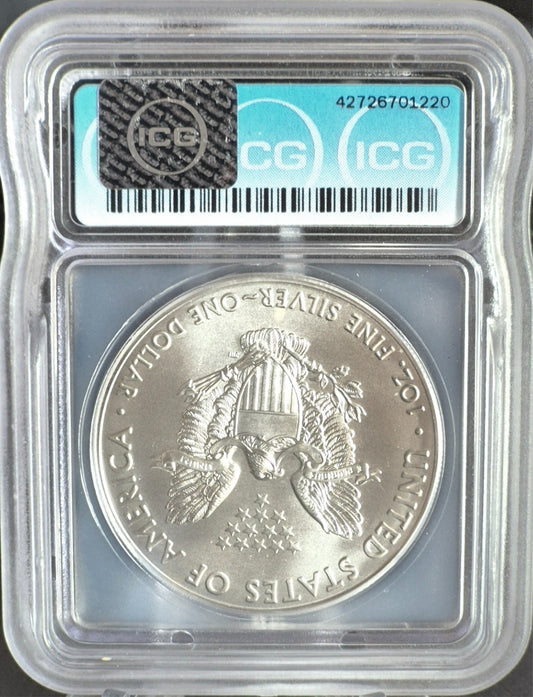 2020 (P) ICG MS70 Emergency Issue T-1 American Silver Eagle Dollar, USA $1 Coin