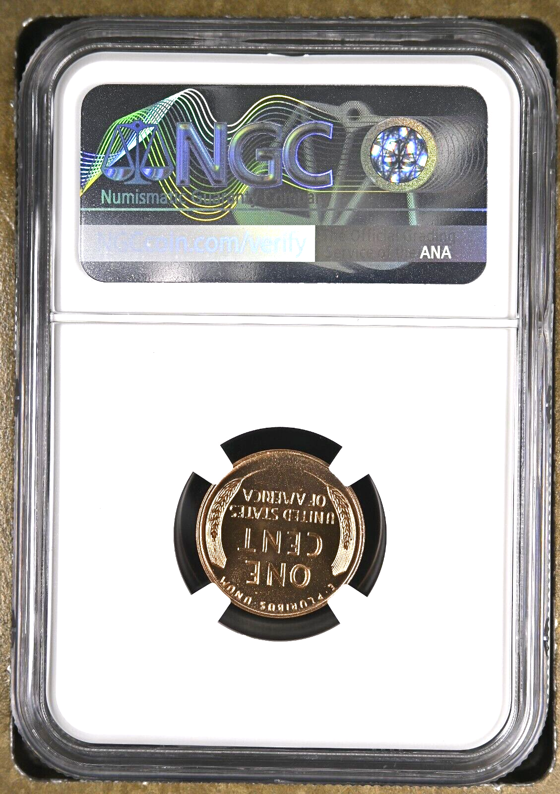 1956 LINCOLN CENT 1C NGC PF 66 RD Special Lincoln Label Fire Red Color Coin