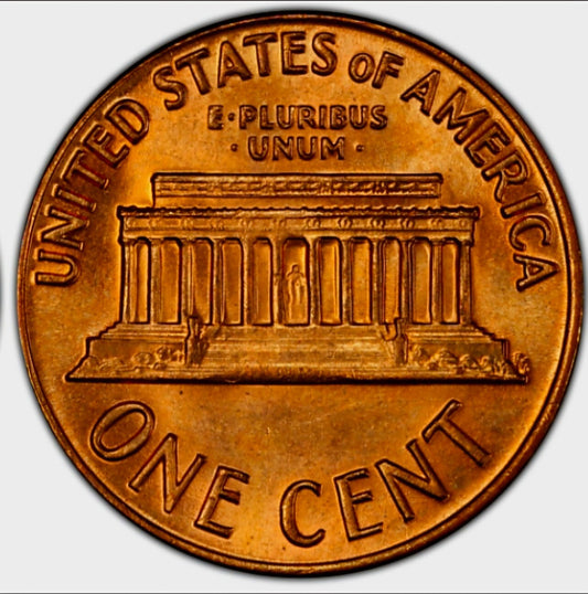 1971 S Lincoln Memorial BU Brilliant Uncirculated 1C š„From OBW Bank Rollš„