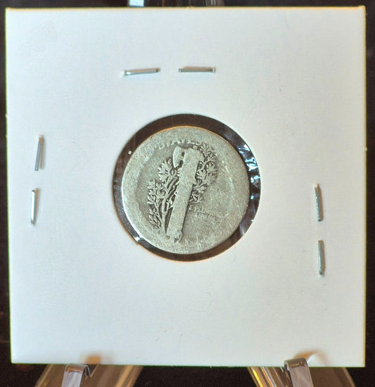 1917 Mercury Dime AG About Good or Less 90% Silver 10c US Coin Collectible