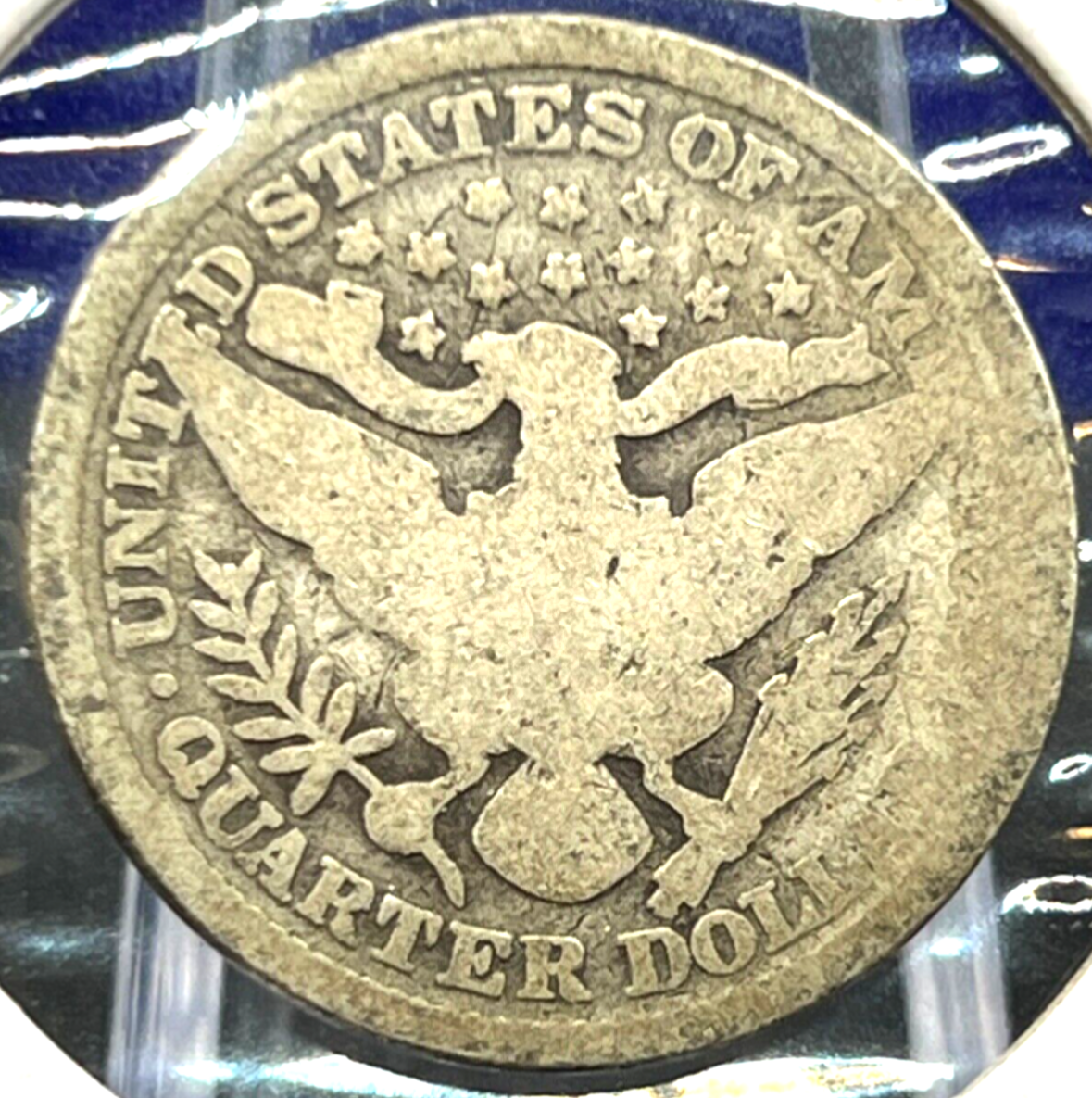 1895 Early Year Barber 90% Silver Quarter 25c Collectible Coin
