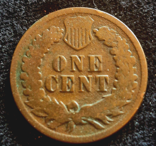 🔥1876 1C BN Indian Cent Penny 💰Premium Date💰 Almost 150 yrs Old AG-G Features