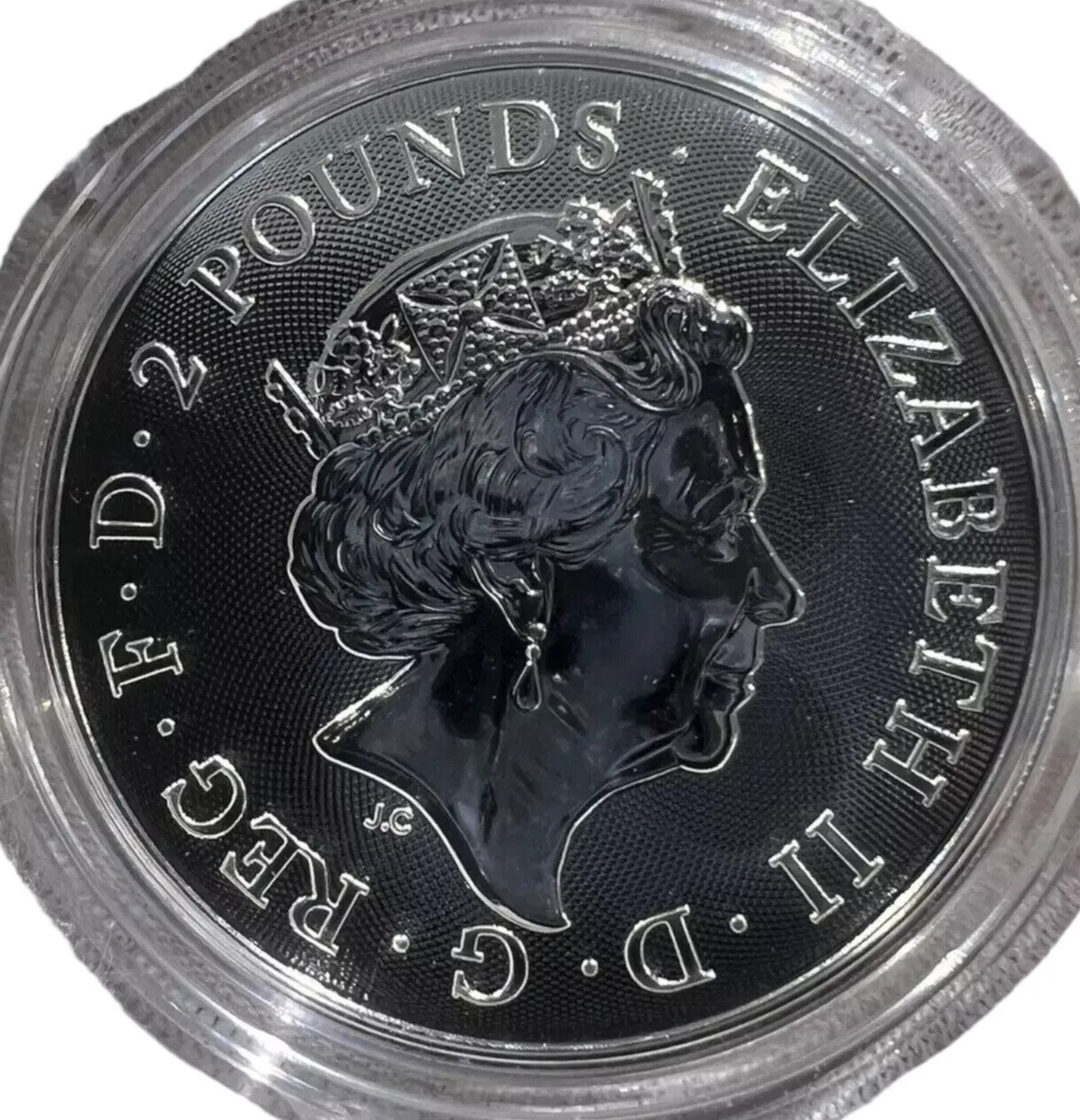 2022 Great Britain 1 oz .999 Silver 60 Years The Rolling Stones Coin BU Capsule
