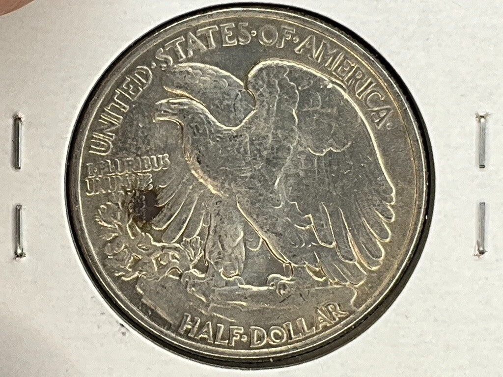 1945-P Philadelphia Mint Walking Liberty 90% Silver Half Dollar WWII Era Coin