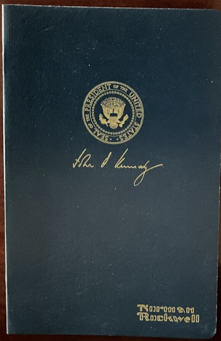 NORMAN ROCKWELL Lithograph of JOHN F KENNEDY Numbered Limited Edition JFK Print
