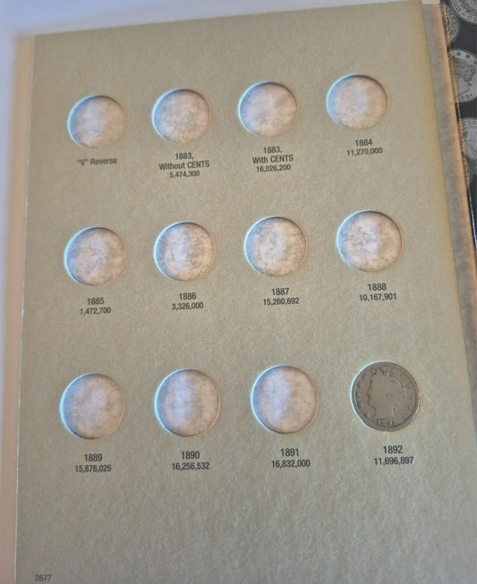 1883 -1912 Liberty V-Nickel STARTER COLLECTION 🔥With 19 coins + Album🔥