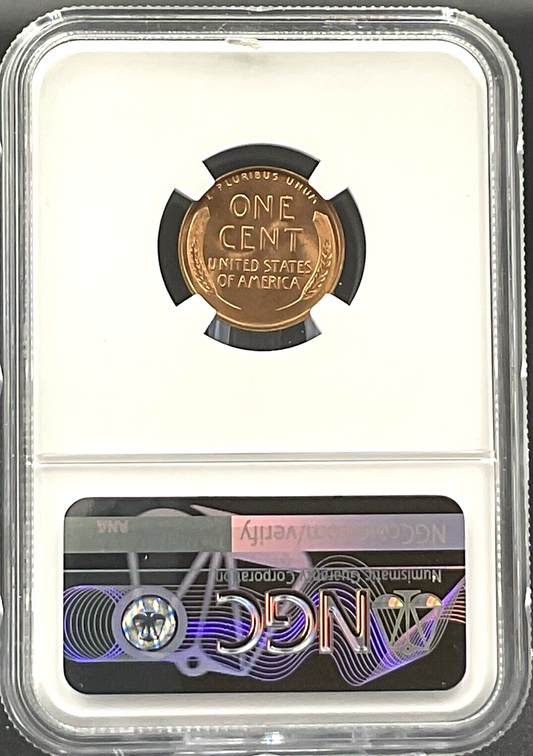 ✅ 1954 D Lincoln 1C Wheat Penny 🔥 NGC MS 65 RD - Crisp Cent Details ✅