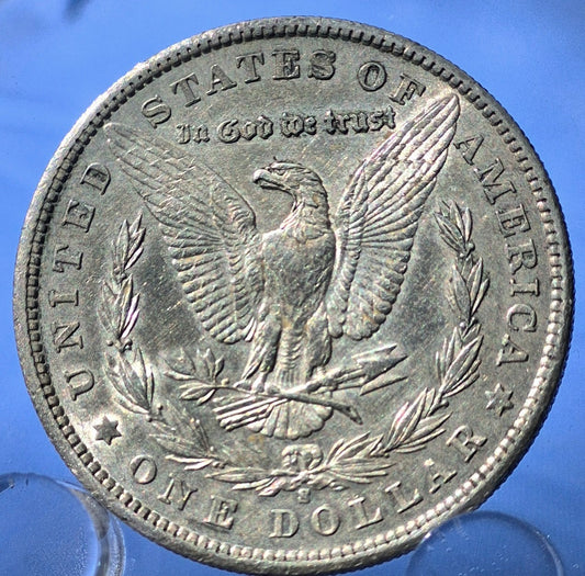 1901-S Morgan 90% Silver Dollar Shiny, Bright, Coin PL Strong AU-MS Features