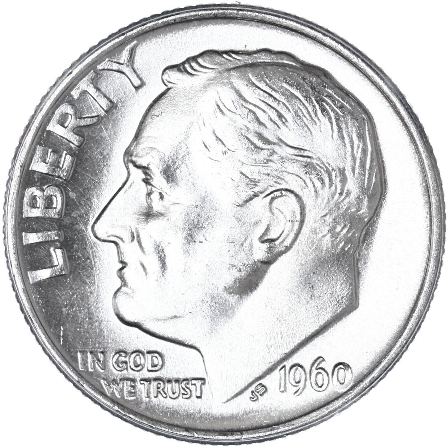🔥1960 (P) Brilliant Uncirculated Roosevelt Dime 90% Silver BLAST WHITE US Coin