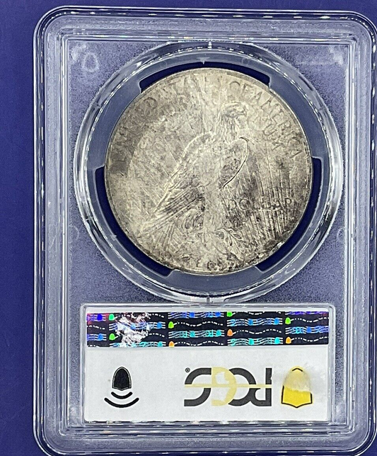 โ
1923 Peace Dollar MS-64 PCGS - Collectible TONED $1 Coin 90% Pure Silver๐ฐ
