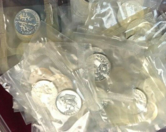 π₯ 1962 Roosevelt PROOF Dime 90% SILVER Cello Wrapped 10c Coin From Proof Sets