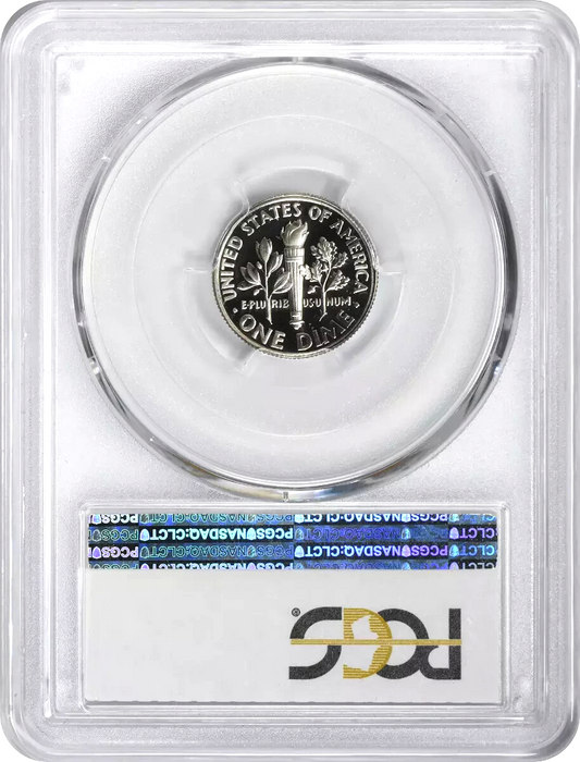 1995-S Roosevelt Dime - PCGS PR 70 DCAM - Blue Standard Label 10c Coin