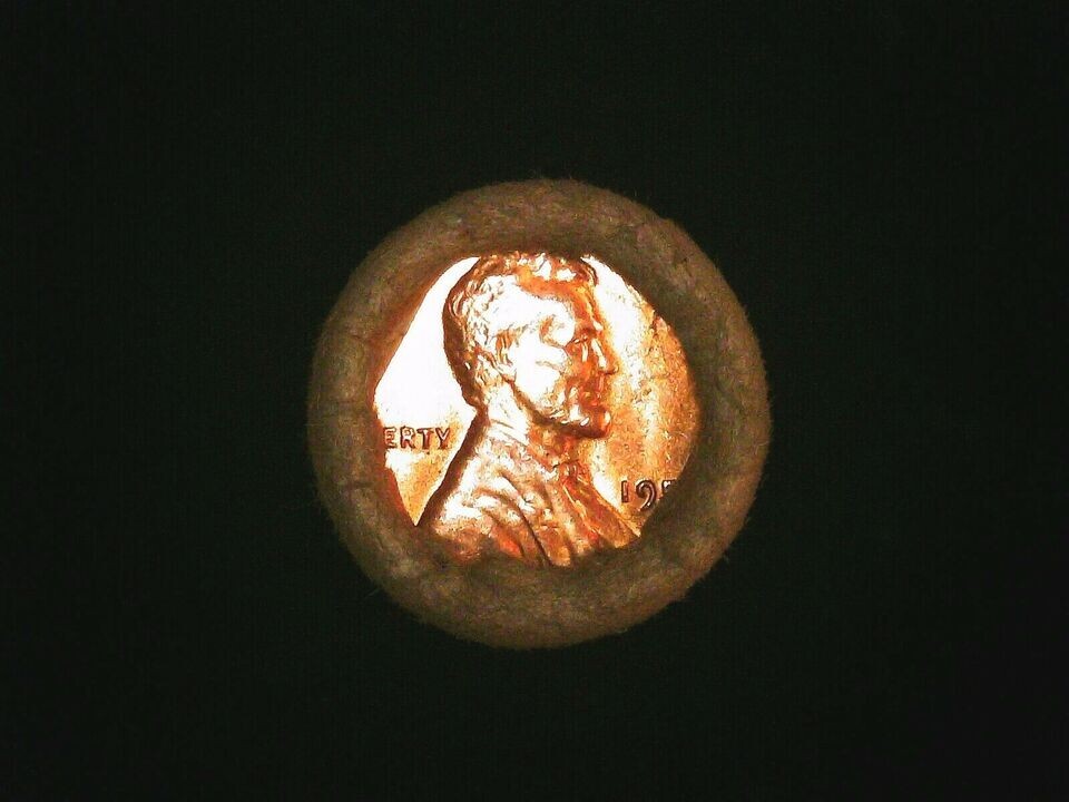 ✅ 1958 D Lincoln Wheat Cent GEM BU 1c Brilliant Uncirculated From OBW Roll NOS