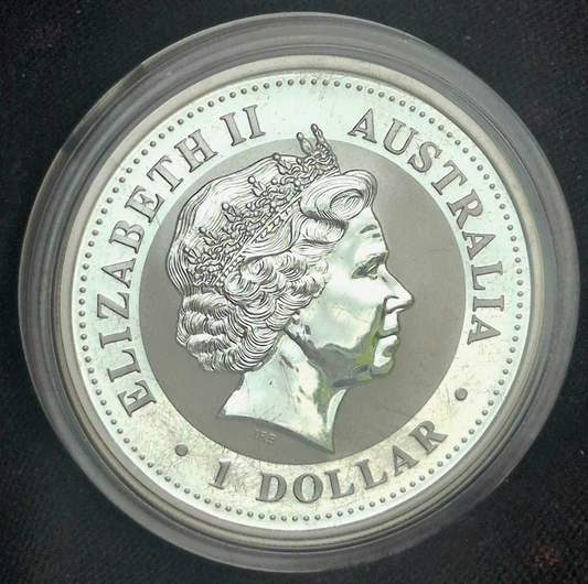 2004 Australia 1 oz Silver Year of the Monkey BU (Series I) in Original Capsule