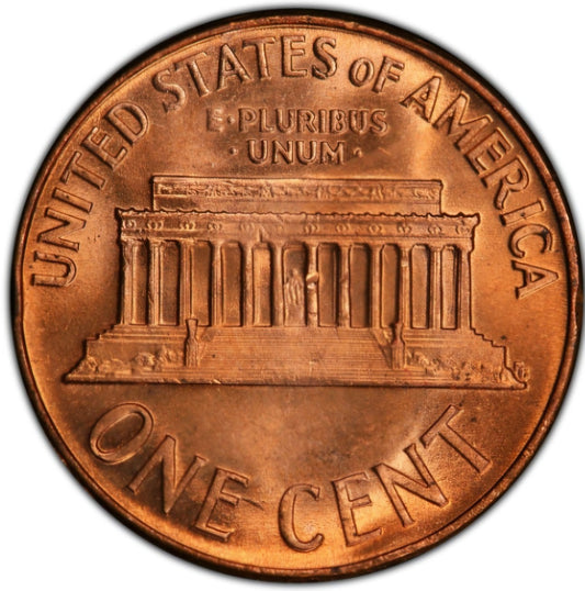 ā
1965-P BU Lincoln Memorial UNCIRCULATED Shiny Red From OBW Mint Roll Coins NOS