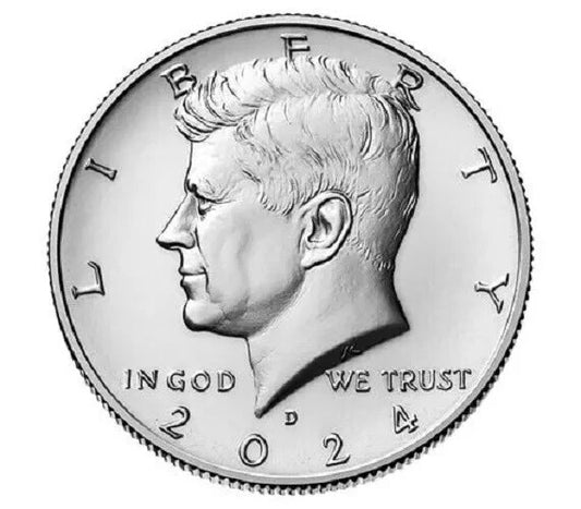 2024 P&D Kennedy Half Dollar 2 Coin Set BRILLIANT UNCIRCULATED US Mint IN STOCK