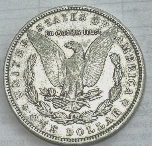 1887-P Morgan 90% Silver Dollar Strong VF-XF Features