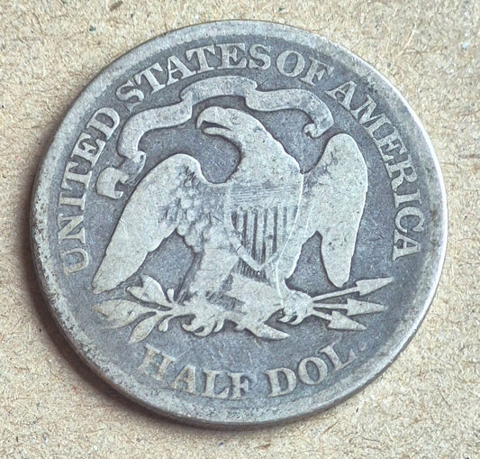 1876-P Liberty Seated Half Dollar Good Variety 4 90% Silver Coin 50C