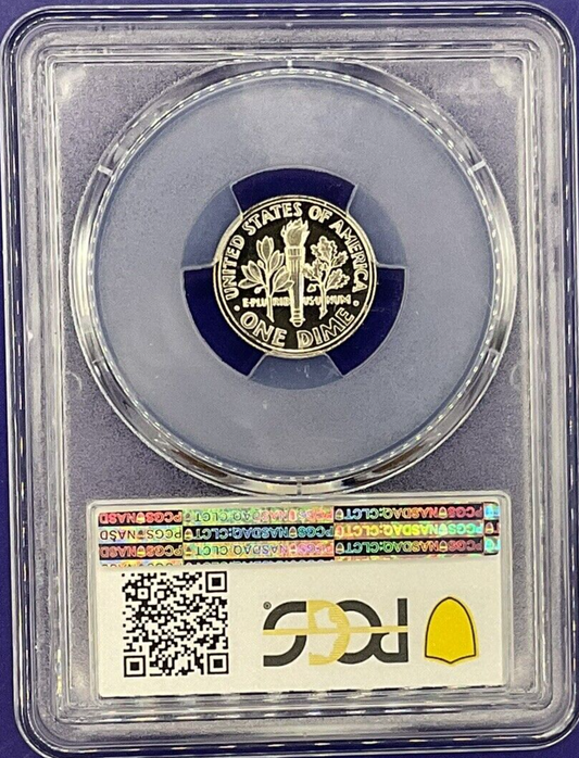 1992 S Roosevelt PROOF Dime PCGS PR70 DEEP CAMEO 💰Shiny Collectable 10c Coin