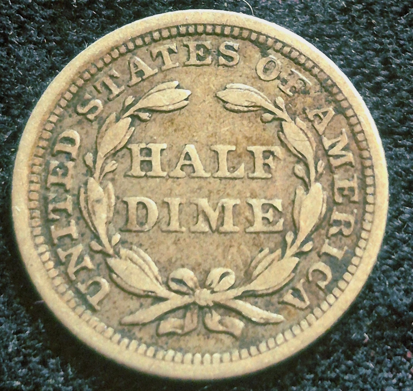 1855 Liberty Seated Half Dime 90% Silver Variety 3 Arrows at Date Finer Details