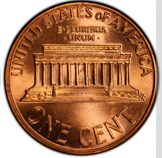 1975 Denver Memorial BU Brilliant Uncirculated 1C š„From OBW Bank Rollš„