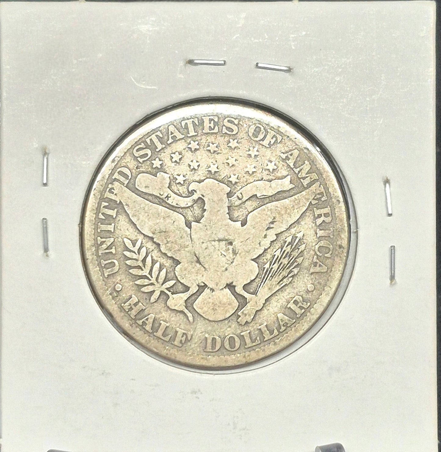 1900 Barber Half Dollar 90% Silver 50C Circulated Condition Full Rims